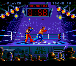 Super Kick Boxing screenshot 3 for Super Famicom